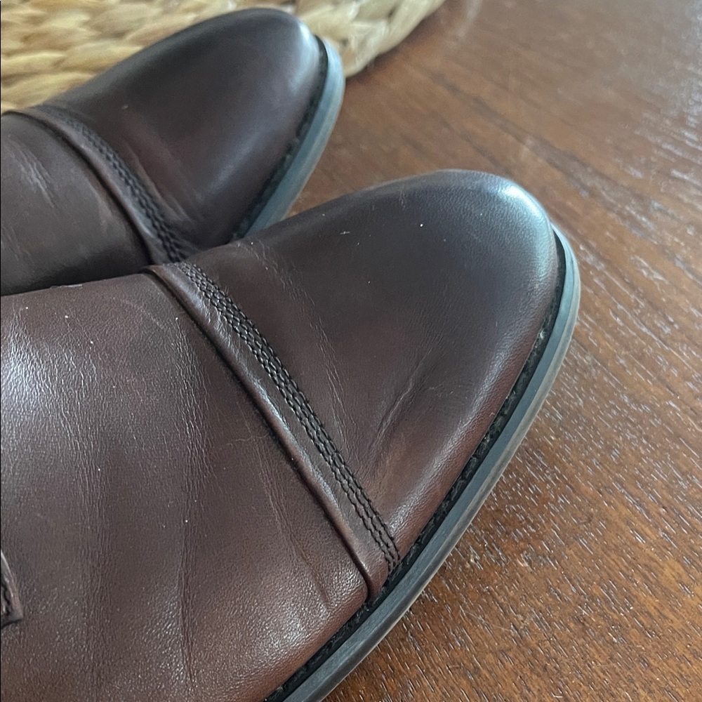 Elegant Brown Leather Men's Oxfords - Picture 11 of 11